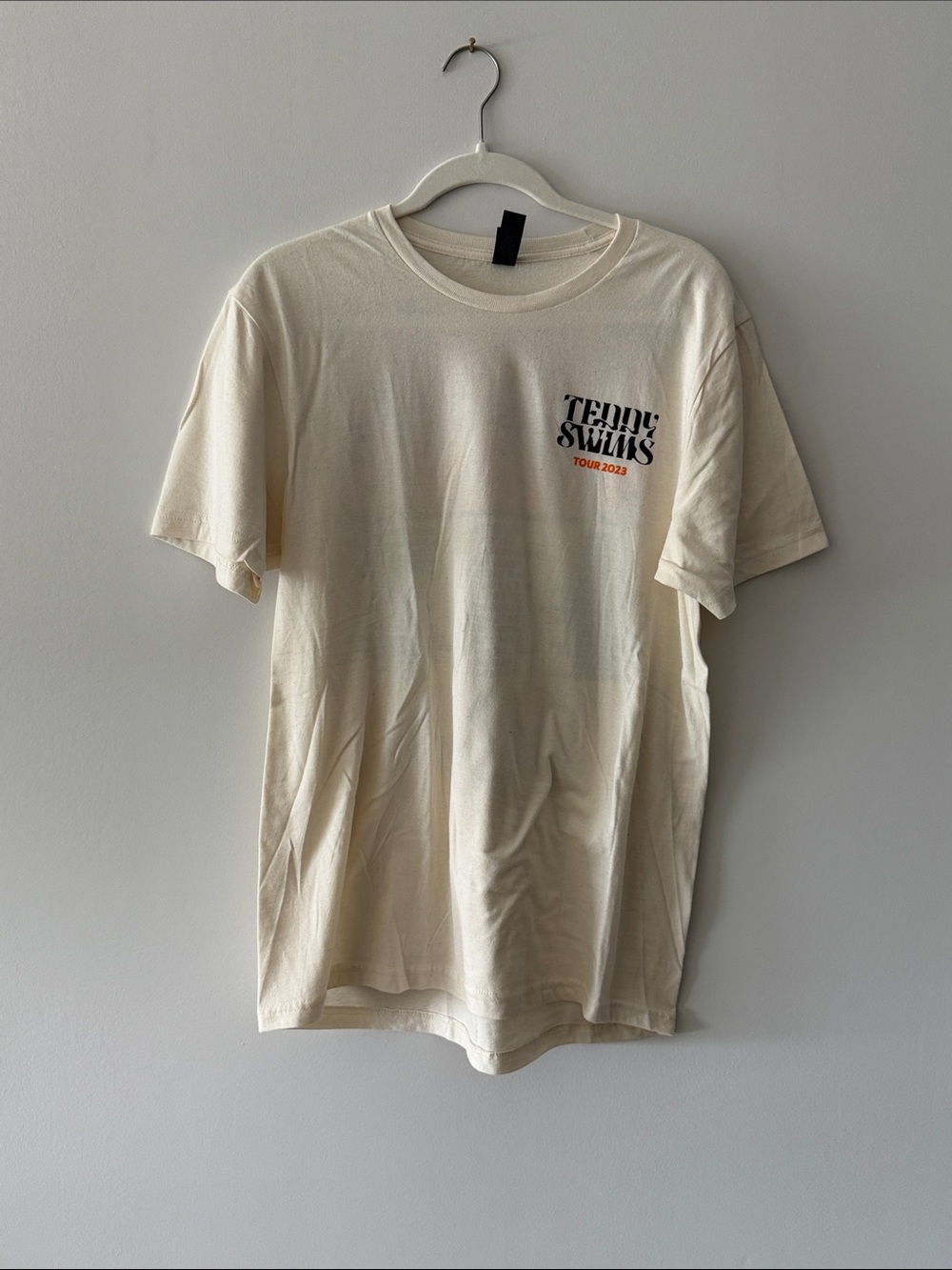Teddy Swims Tour 2023 Cream Graphic Tee - Unbranded never worn